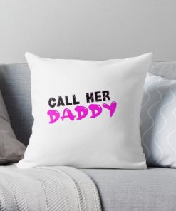 Call Her Daddy  Throw Pillow RB0701 product Offical Call Her Daddy1 Merch