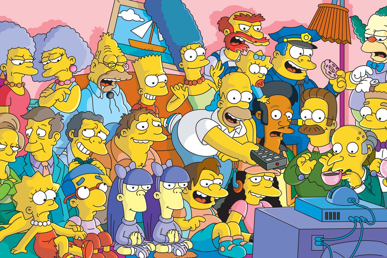 the simpsons tv series cast wallpaper 109911.0.0 - Call Her Daddy Merch
